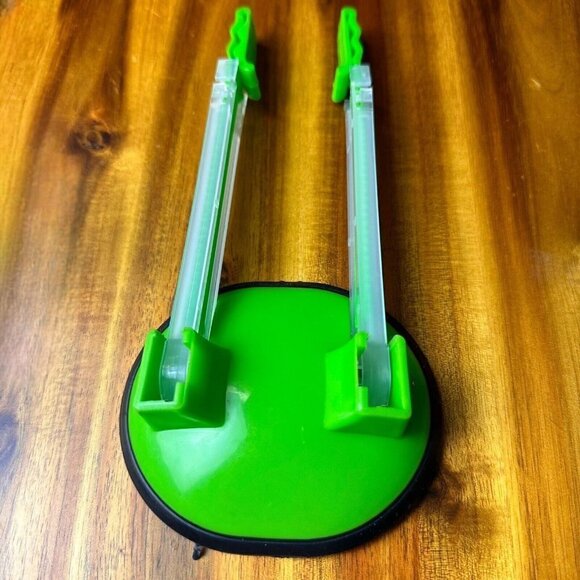 2Pck Baggy Holders Stand For Food Prep Plastic Ziplock Bags Hand Free Rack Clips - Picture 8 of 14